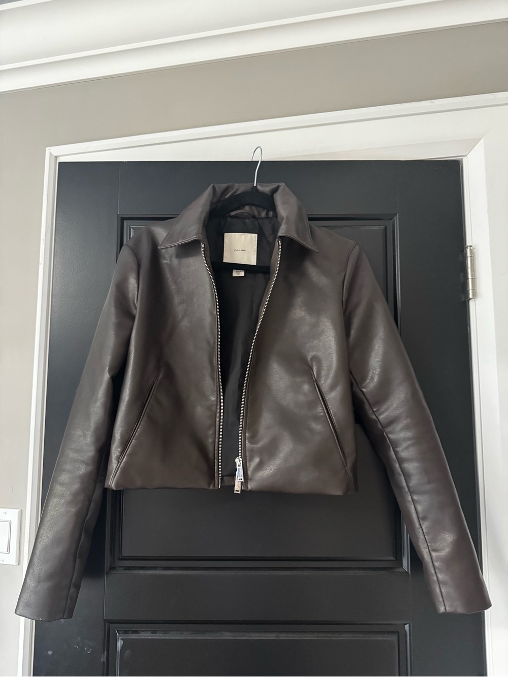 Calvin Klein leather jacket